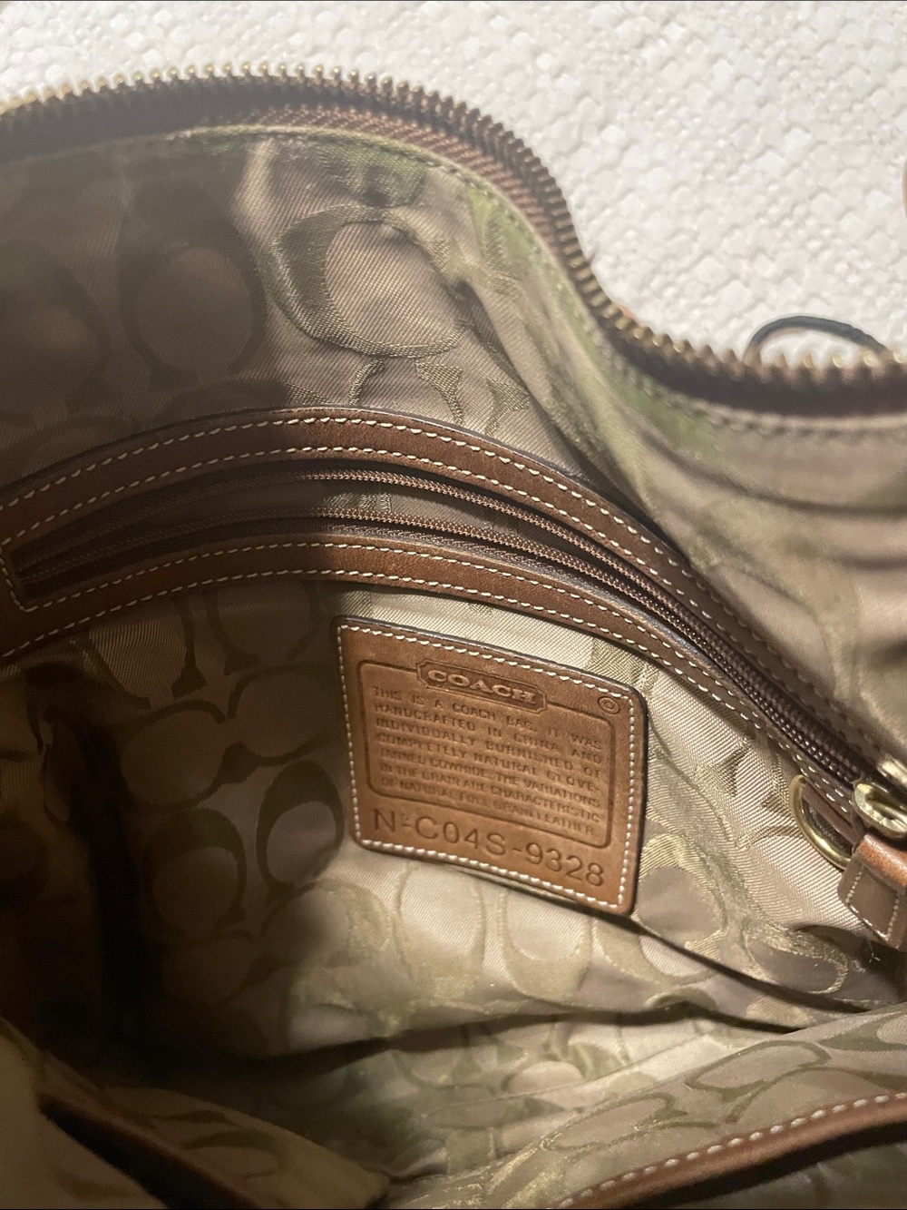Coach Brown Leather Hobo Shoulder Bag - Picture 4 of 6